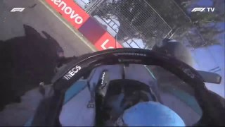 Formula 2024 Australian GP Russell Big Crash Onboard