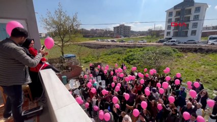 SMA'lı Havvanur için mutluluğa balon uçurdular