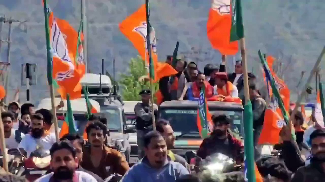 उधमपुर में भाजपा उम्मीदवार के समर्थन में निकाली बाइक रैली