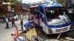 12-09-19 Bus se quedó sin frenos bajando por Robledo