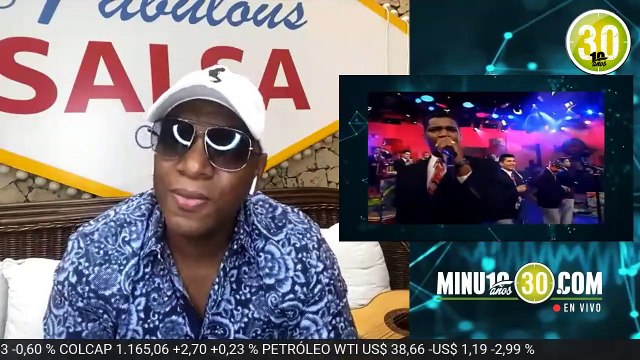 Willy García cantante y compositor colombiano del género Salsa en exclusiva con Minuto 30