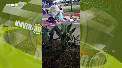 Motociclista atropelló a un  a un habitante de calle por San Juan