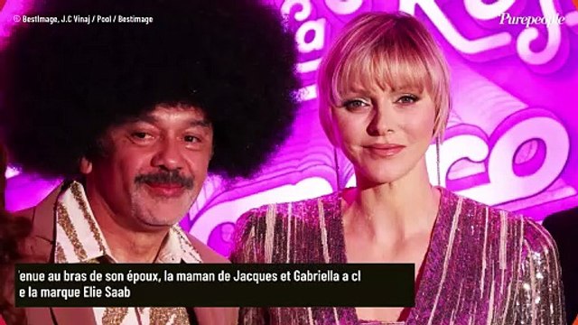 PHOTOS Après dix ans d'absence au Bal de la rose, Charlene de Monaco a joué à fond la carte du disco !