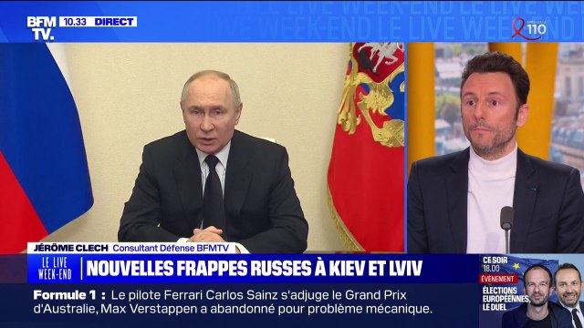 Les frappes russes en Ukraine sont une tentative de Vladimir Poutine de cacher son échec face à l'attentat de Moscou, estime Guillaume Ancel (ancien officier français)