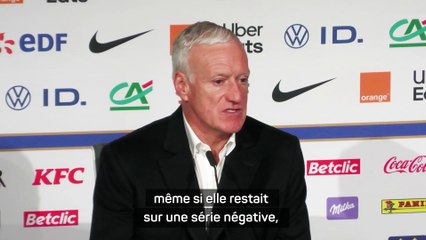 Deschamps : "Je m'en serais bien passé"