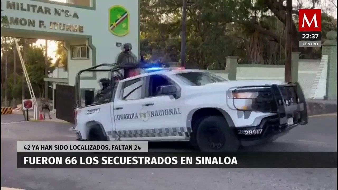 Gobernador de Sinaloa informa sobre personas levantadas en Culiacán: 42 localizadas