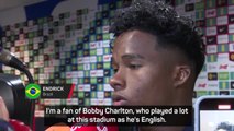 Brazil's newest star Endrick gives classy tribute to Bobby Charlton