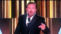 Ricky Gervais CONTRA Hollywood en los #GoldenGlobes: