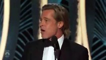 Brad Pitt en los Golden Globes 2020