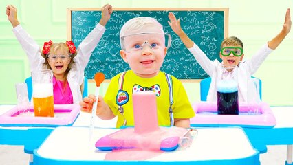 Diana Roma and Oliver in Funny School Stories _ Video Compilation