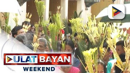 Mga mananampalataya, dumagsa sa mga simbahan para sa selebrasyon ng Linggo ng Palaspas