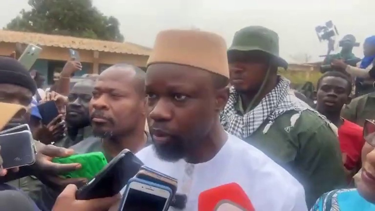Ziguinchor : Ousmane Sonko vient d'accomplir son devoir de vote