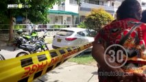 homicidio en Laureles por la bomba de los almendros