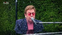 Elton John performs 