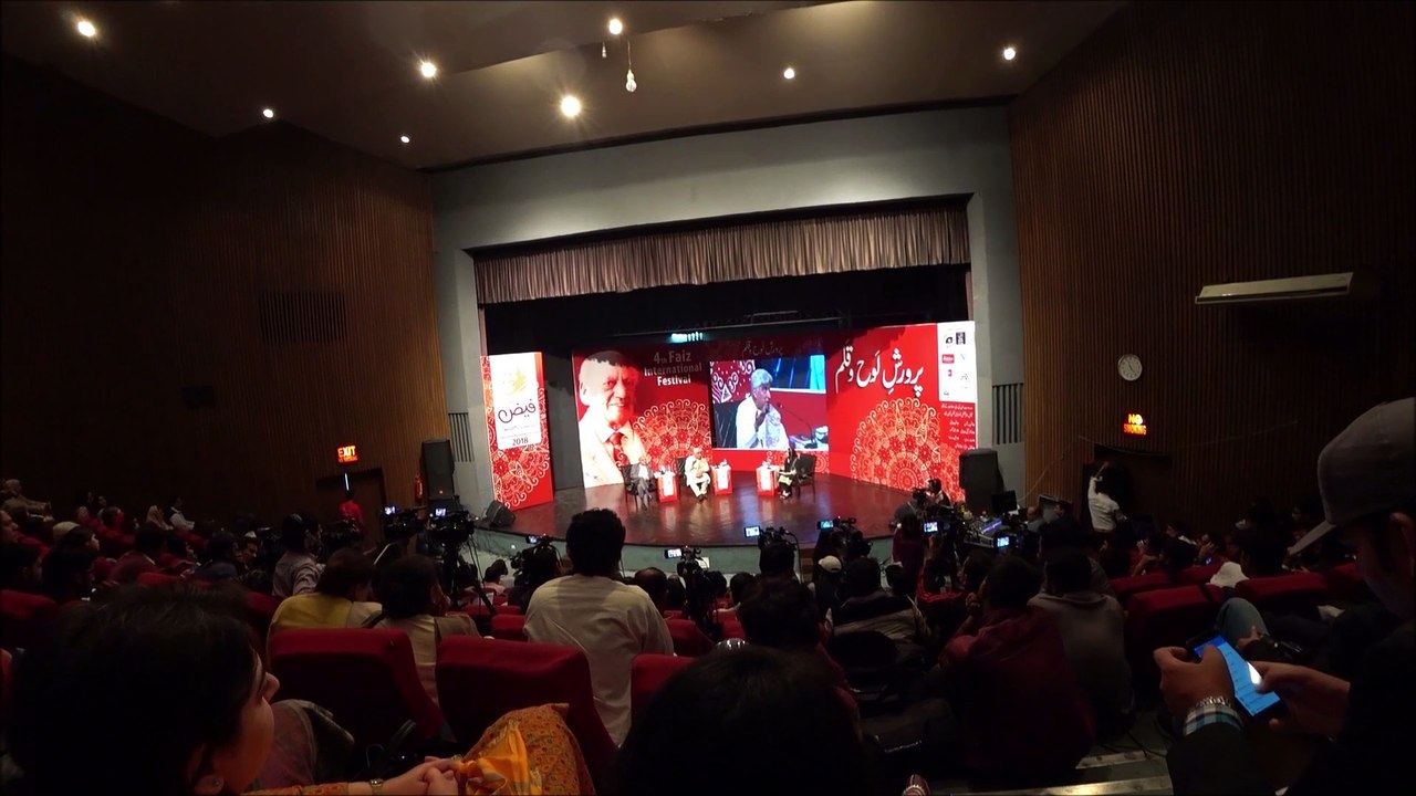 Faiz Int. Festival-(1/2) Talk with Javaid Akhtar-17 Nov 2018-Sony AS300 M (pub)