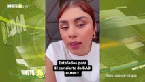 Pautips denuncia que fue estafada con un palco para concierto de Bad Bunny en Medellín