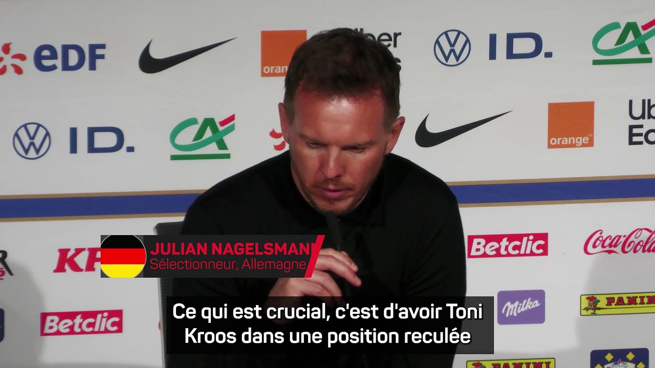 Nagelsmann sur Kroos : "Une performance exceptionnelle contre la France"