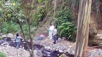 Muerto en la quebrada la Corcovada Robledo por península