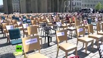 Dueños de restaurantes protestan pidiendo ayuda al Gobierno alemán