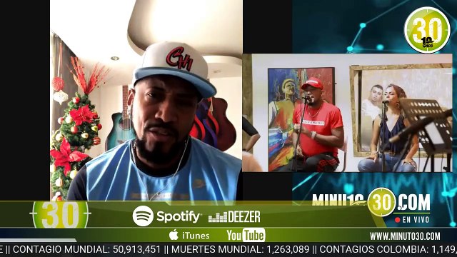 Elvis Magno, cantante de salsa colombiana, exintegrante del Grupo Niche, ahora como solista muestra