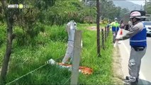 Cuerpo encontrado bajo un puente en la Autopista por Copacabana