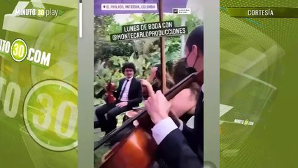 Daniel Quintero y su esposa renovaron votos en íntima ceremonia