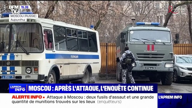 Moscou: deux jours après l'attaque, l'enquête continue