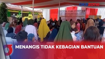 Tidak Kebagian Bantuan, Pengungsi Banjir di Demak Menangis