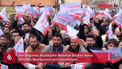 'Ben buranın yerli patatesiyim'! Belediye başkan adayı vaatlerini sıraladı