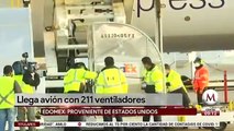 Llegan ventiladores a Toluca desde Estados Unidos