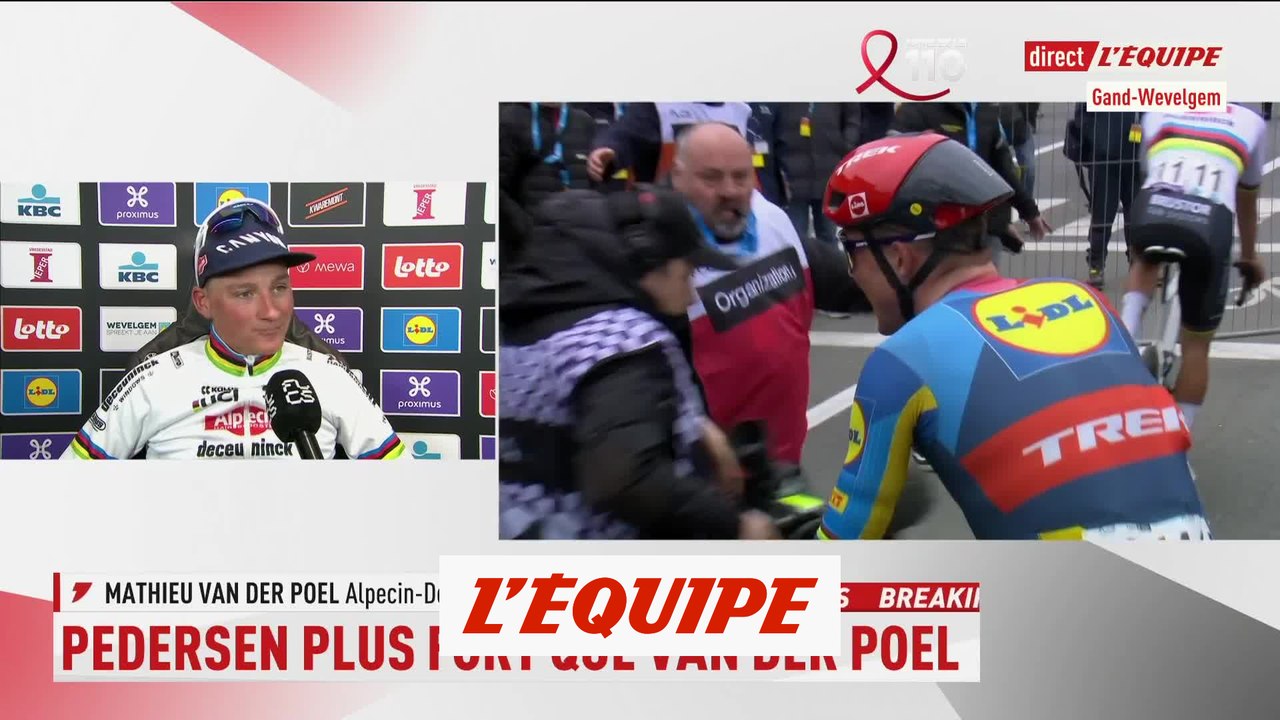 Van Der Poel : « Il faut toujours faire attention à Pedersen » - Cyclisme - Gand-Wevelgem