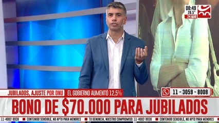 El Gobierno confirmó ajuste de jubilaciones y anunció un adicional del 12,5% para abril