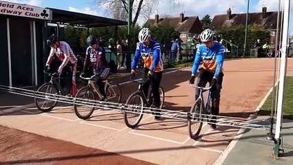 Wednesfield Aces  cycle speedway open day.