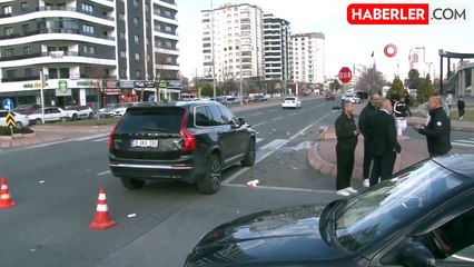 Kayserispor Başkanı Ali Çamlı'nın kullandığı cip ile mobilet çarpıştı