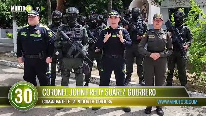 Policía fue baleado mientras atendía un accidente de tránsito en Planeta Rica Córdoba