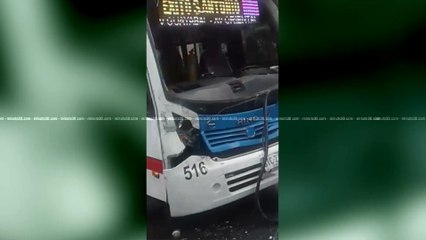 05-01-18 11 personas lesionadas en accidente de dos buses en Itagui