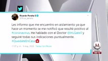 Ricardo Peralta dio positivo a coronavirus