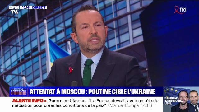 Attaque en Russie: Ça rappelle que le grand danger de nos sociétés contemporaines, c'est la menace de l'islamisme , affirme Sébastien Chenu (RN)