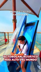 El tobogán acuático más alto del mundo se encuentra en Doha, en el ‘Meryal Waterpark’