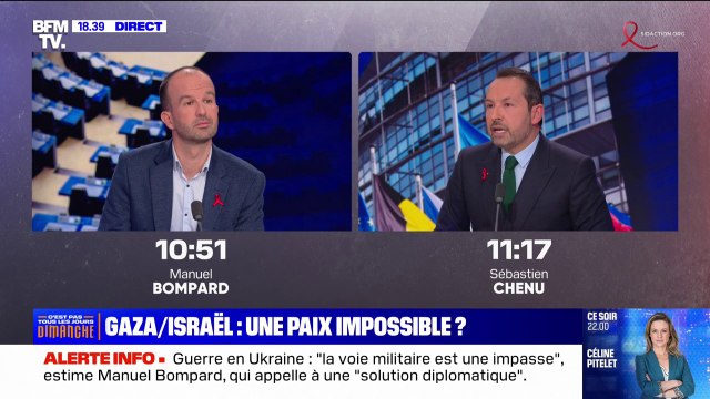 Sébastien Chenu (RN) à Manuel Bompard (LFI): Jamais, dans vos meetings, vous n'avez une pensée pour les otages