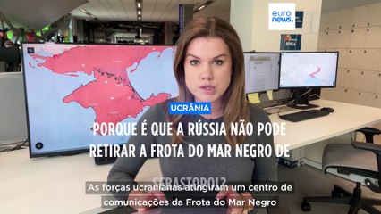 Download Video: Mapas de guerra: Ucrânia atinge a frota russa no Mar Negro e impede-a de se deslocar