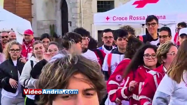 Andria: in piazza la cerimonia di apertura delle Olimpiadi di primo Soccorso con i volontari della Croce Rossa