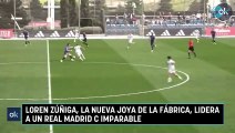 Loren Zúñiga, la nueva joya de la fábrica, lidera a un Real Madrid C imparable