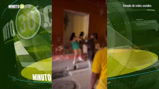 Mujeres en minifalda se dan puños y patadas e Cartagena