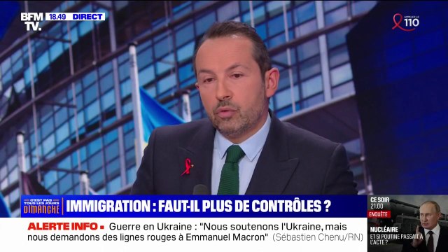 Lutte contre l'immigration: On défend la double frontière , affirme Sébastien Chenu (RN)