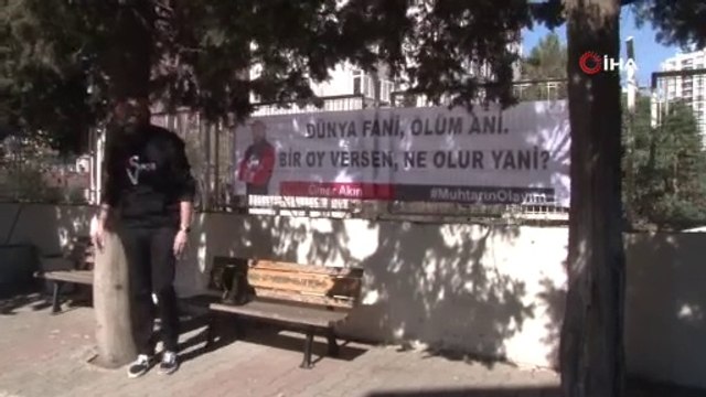 Seçim afişleri olay olmuştu; adaylıktan çekildi