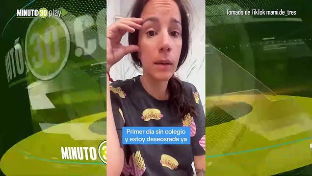 Es una tortura, estoy desesperada Mamá se muestra angustiada por tener a sus hijos en vacaciones