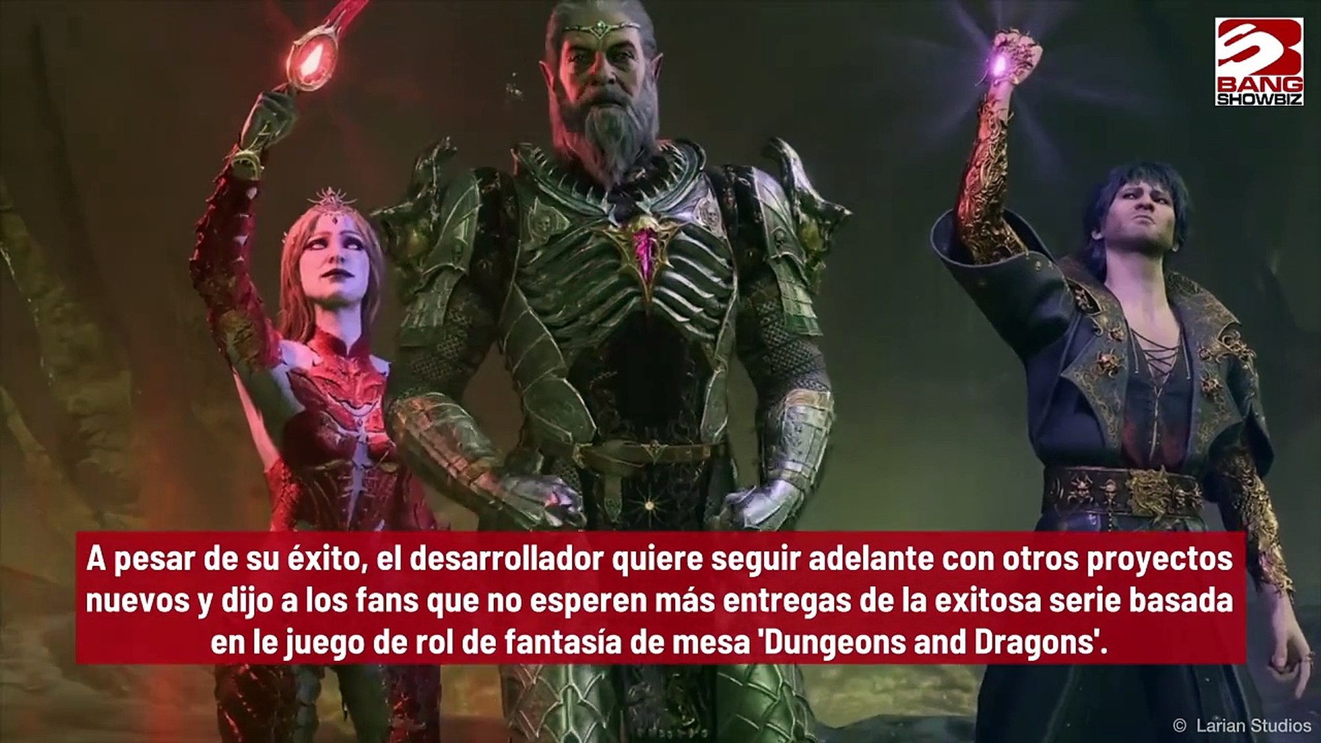 ⁣Baldur's Gate 4 descartado por Larian Studios