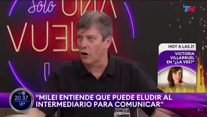 Mario Pergolini habló de Javier Milei en TN