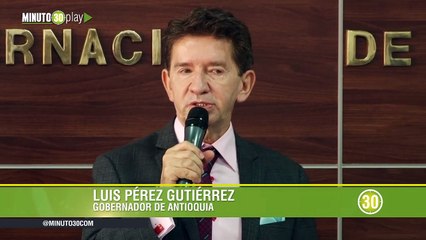 El Gobernador Luis Pérez llamó a la ‘unidad nacional’ en Colombia